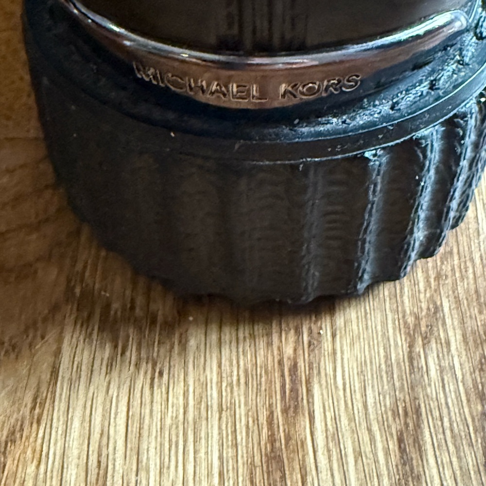 MICHAEL Michael Kors. Lulu Rain boot. Black. Size 8. - Picture 11 of 12